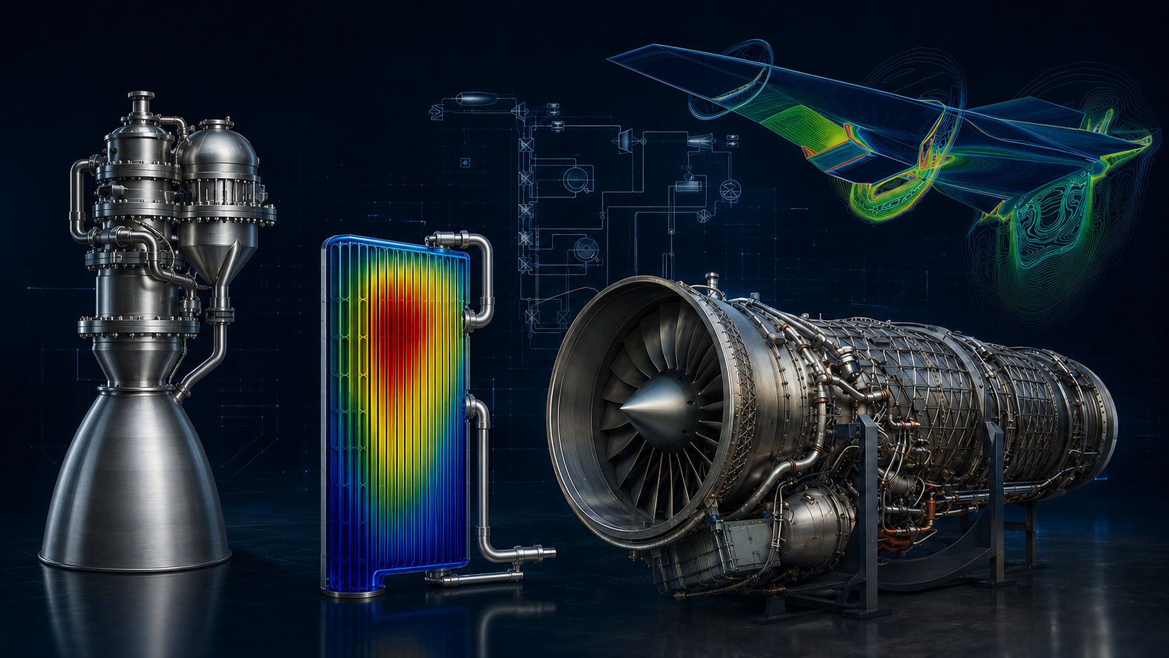 Aerothermal vehicle and propulsion thermal visualization